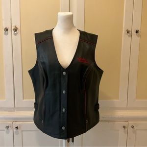 Ladies Harley Davidson Leather Vest